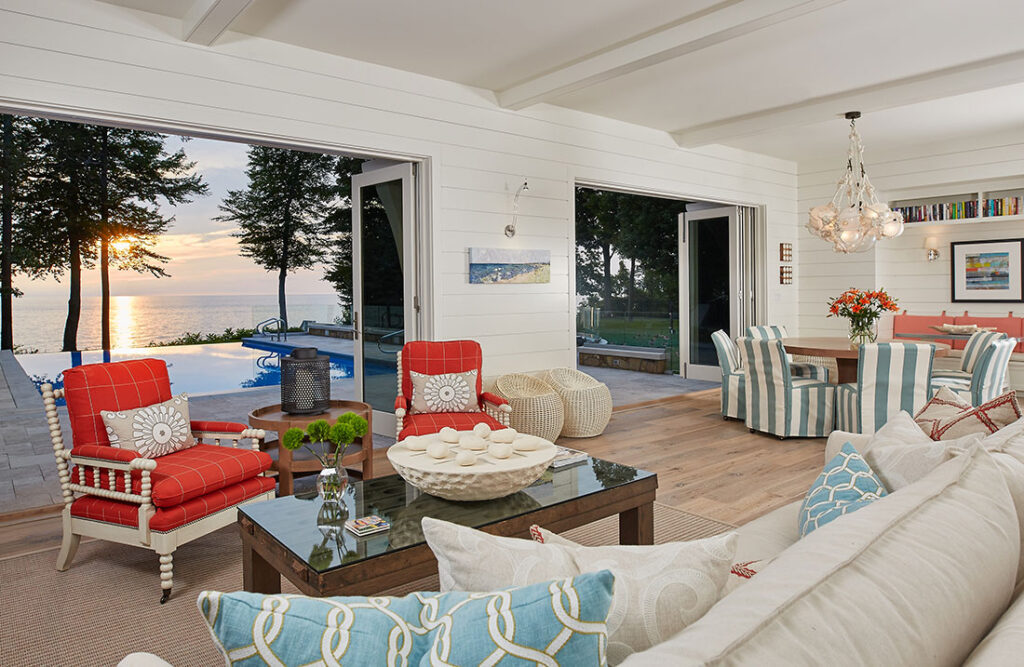 tropical and island inspired beach home